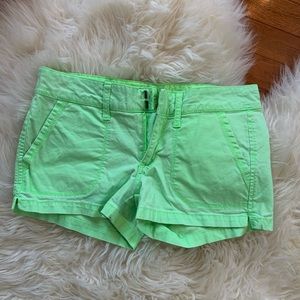 Women’s Green Denim Shorts!